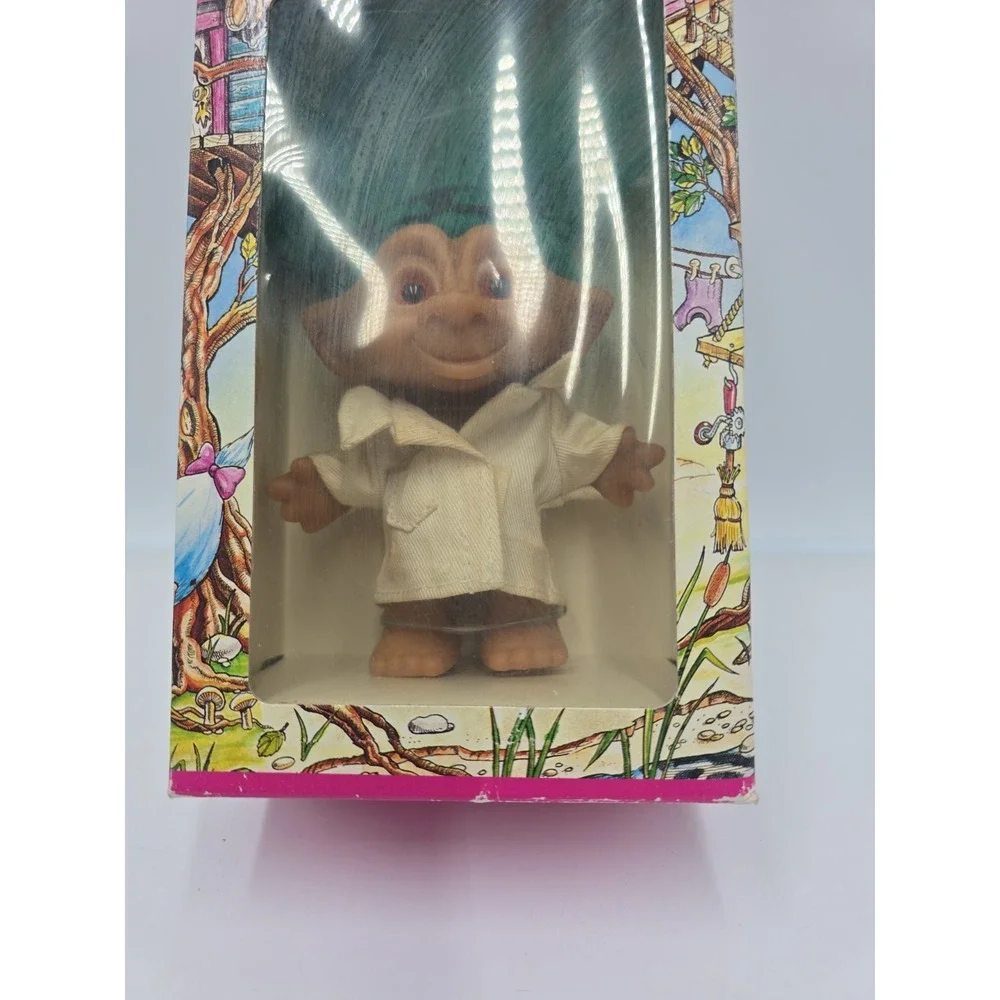 Vintage Ace Novelty Treasure Troll with Wishstone